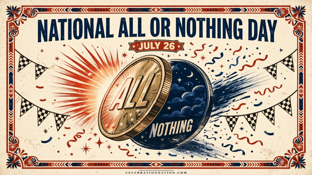 National All or Nothing Day poster