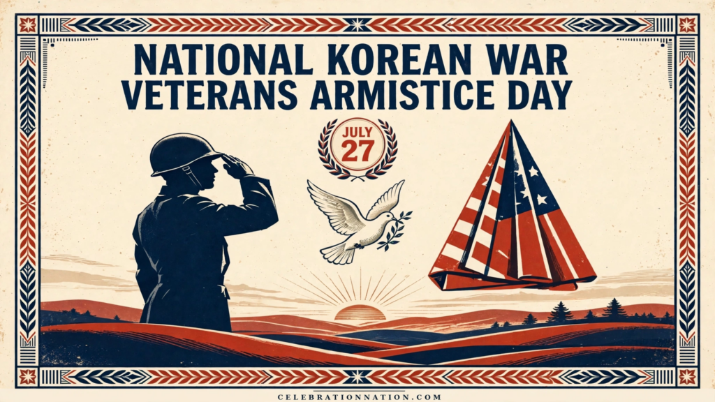 National Korean War Veterans Armistice Day poster