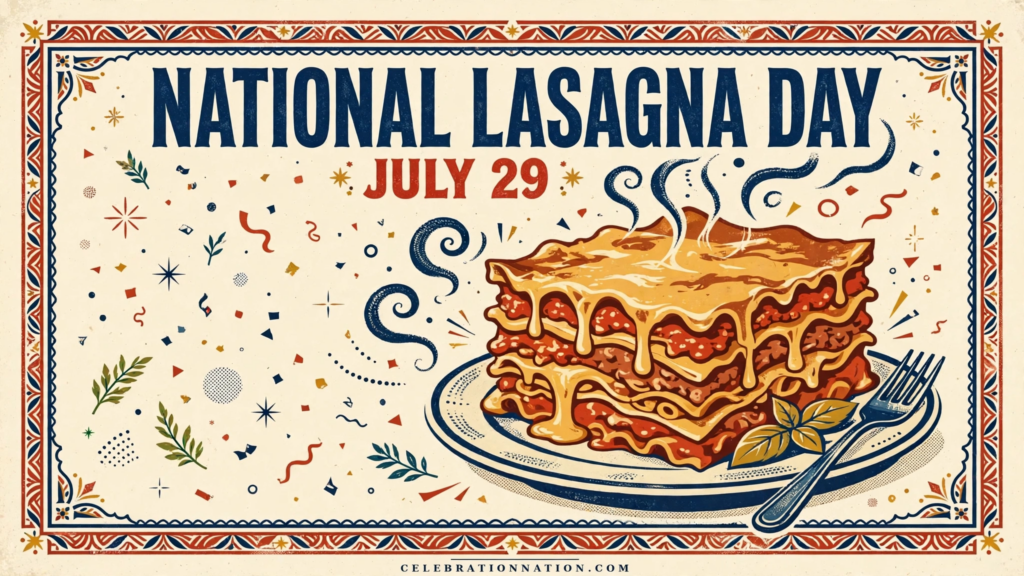 National Lasagna Day poster