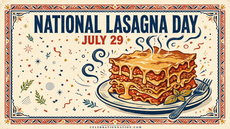 National Lasagna Day poster