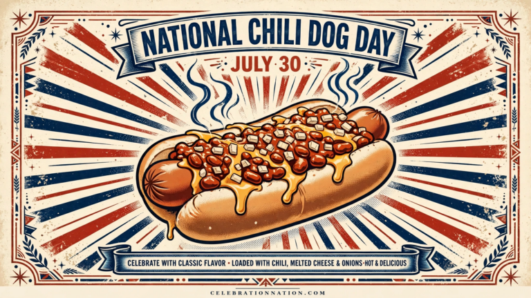 National Chili Dog Day poster