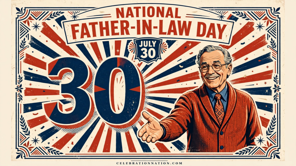 National Father-in-Law Day poster