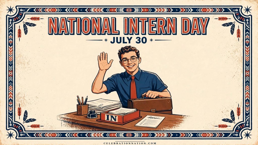 National Intern Day poster