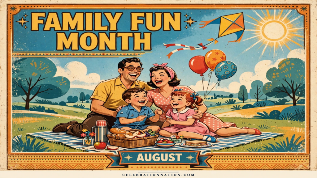 Family Fun Month poster