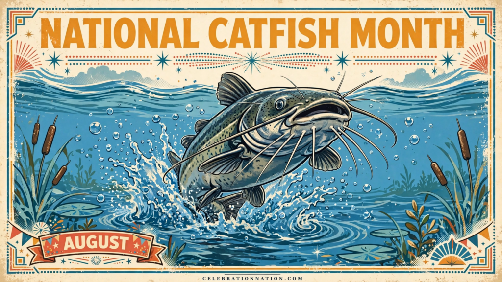 National Catfish Month poster