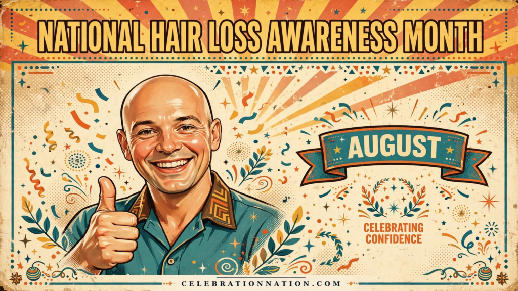 National Hair Loss Awareness Month poster