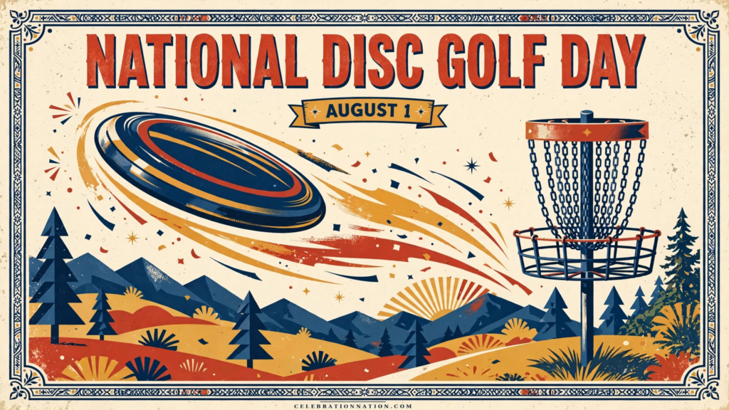 National Disc Golf Day poster