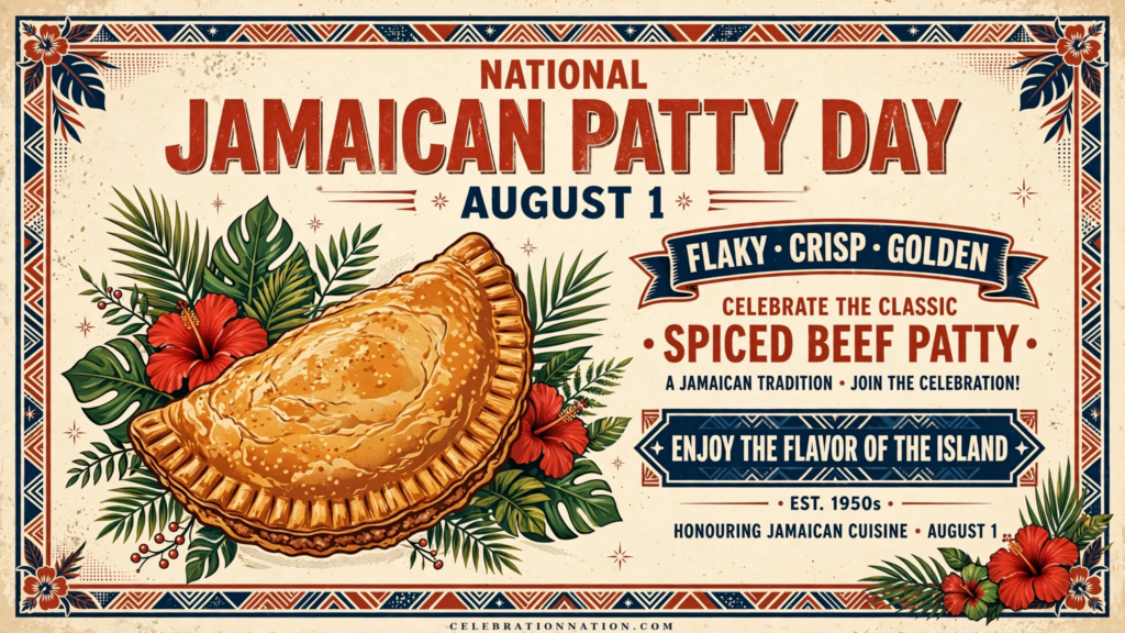 National Jamaican Patty Day poster