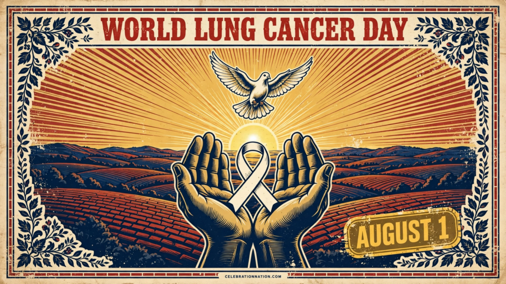 World Lung Cancer Day poster