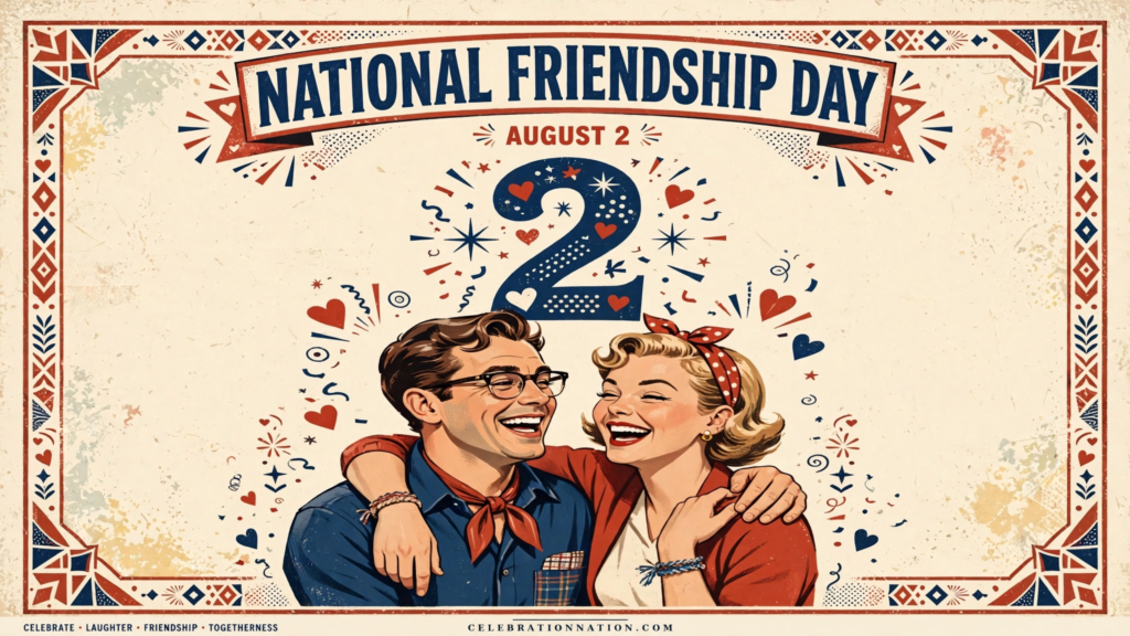 National Friendship Day poster