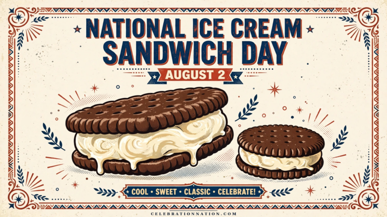 National Ice Cream Sandwich Day poster