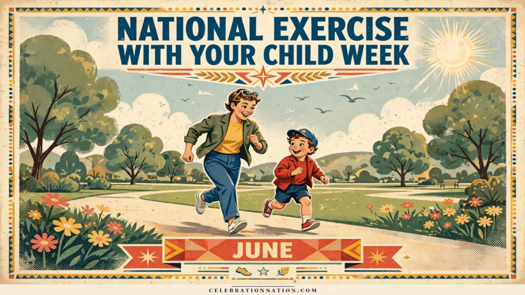 National Exercise with Your Child Week poster