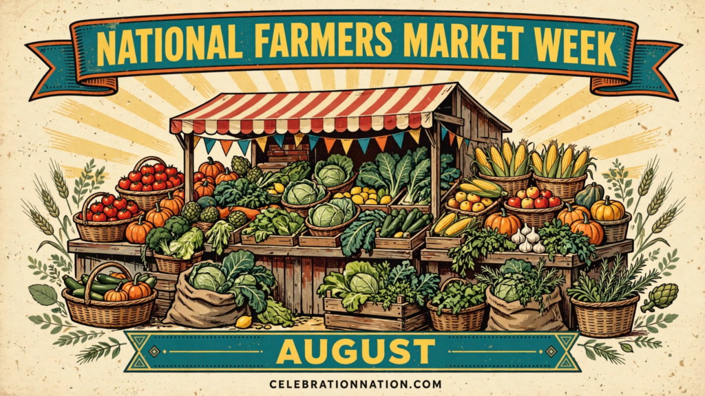 National Farmers Market Week poster