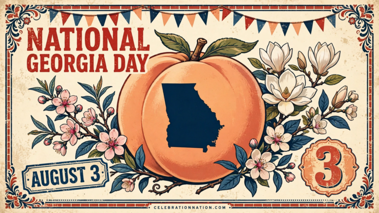 National Georgia Day poster