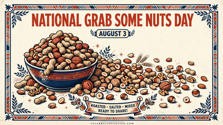 National Grab Some Nuts Day poster