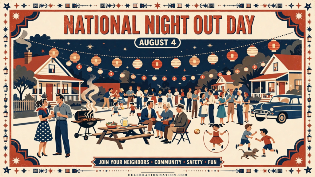 National Night Out Day poster