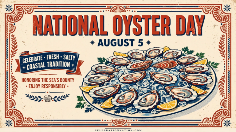 National Oyster Day poster