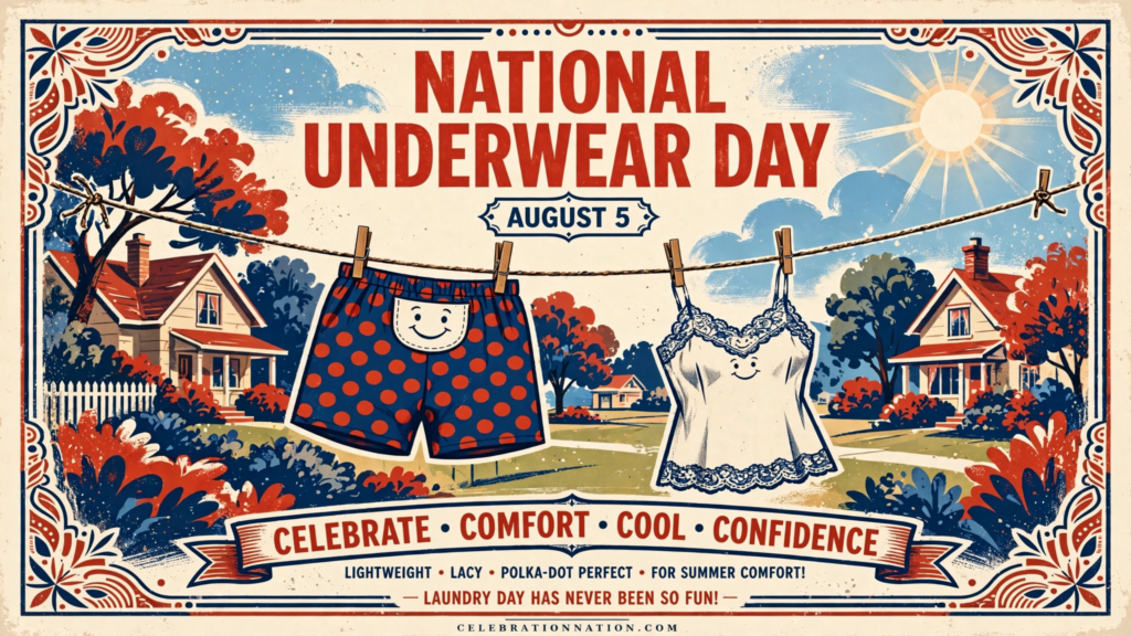 National Underwear Day poster