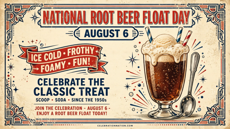 National Root Beer Float Day poster