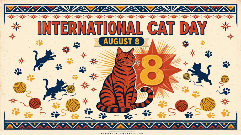 International Cat Day poster