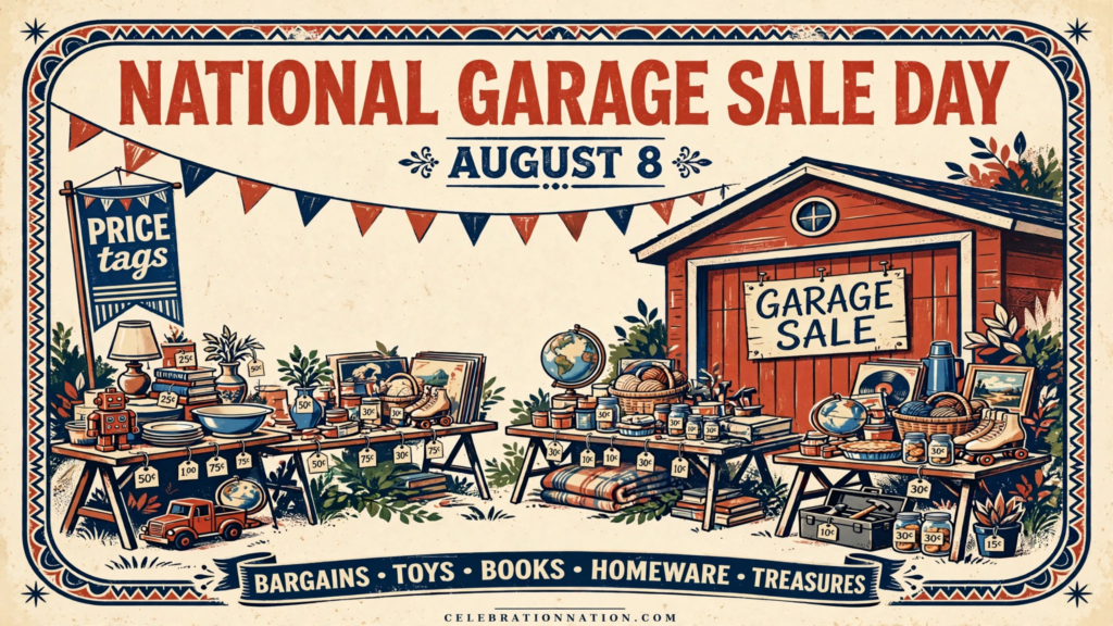 National Garage Sale Day poster