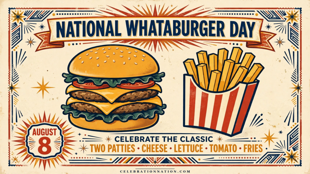 National Whataburger Day poster