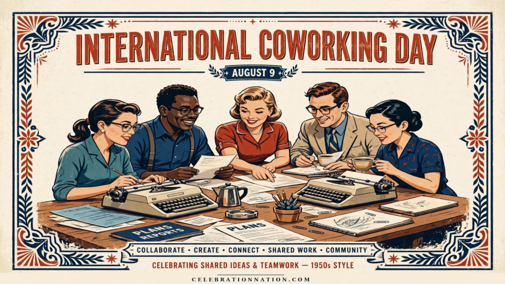 International Coworking Day poster