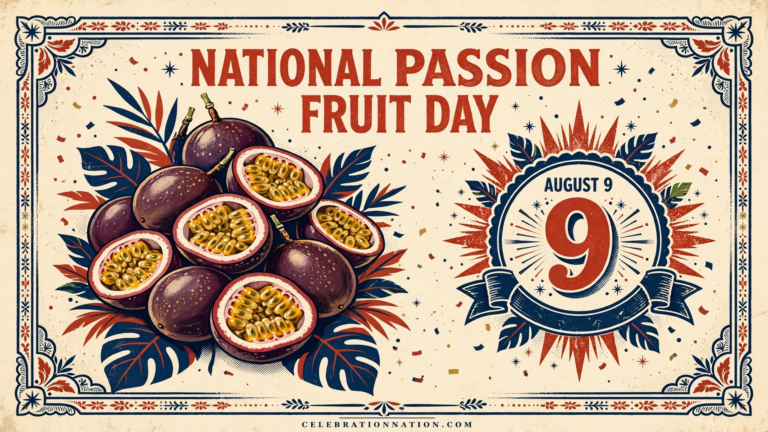 National Passion Fruit Day poster