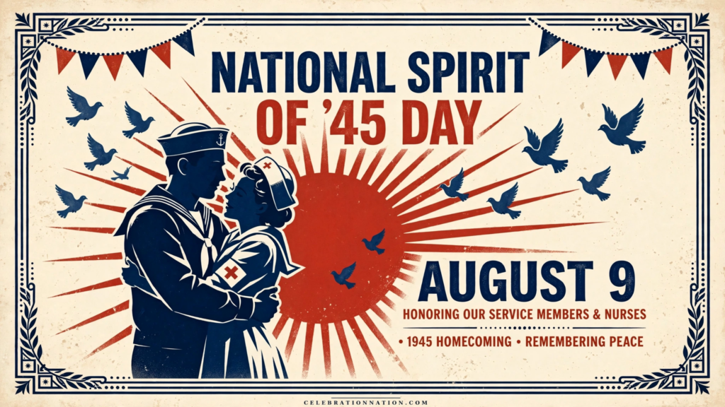 National Spirit of ’45 Day poster