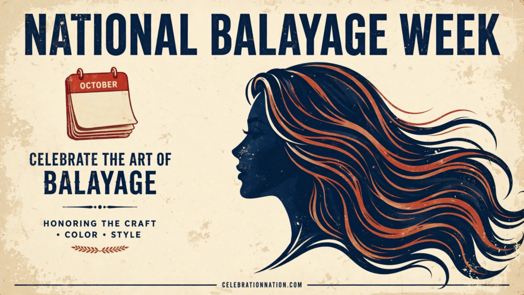 National Balayage Week poster