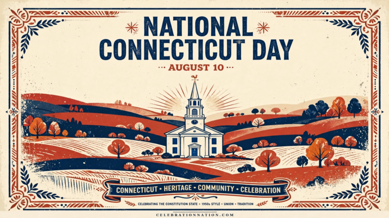 National Connecticut Day poster