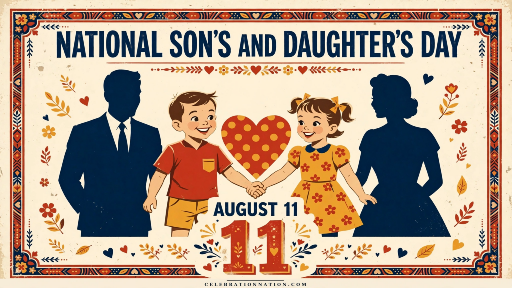National Son’s and Daughter’s Day poster