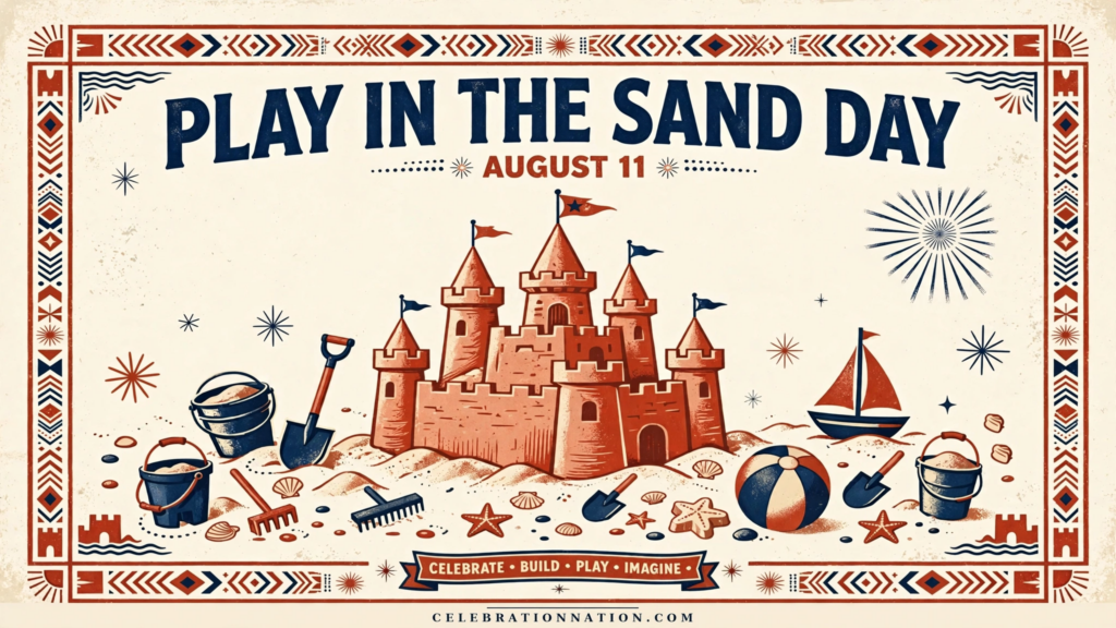 Play in the Sand Day poster