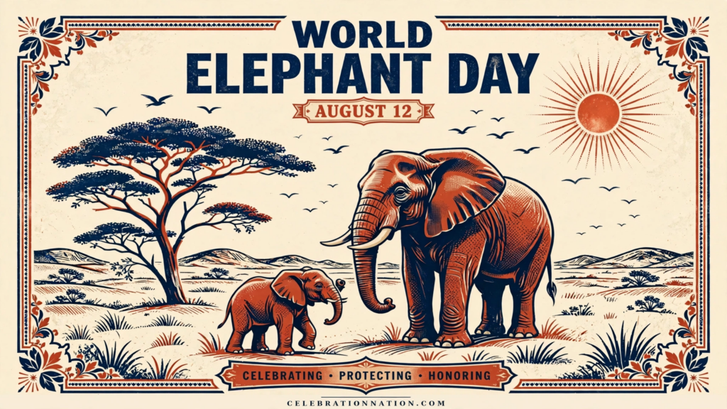 World Elephant Day poster