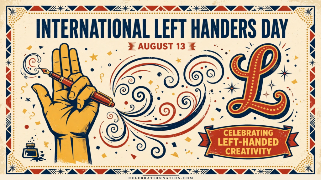 International Left Handers Day poster