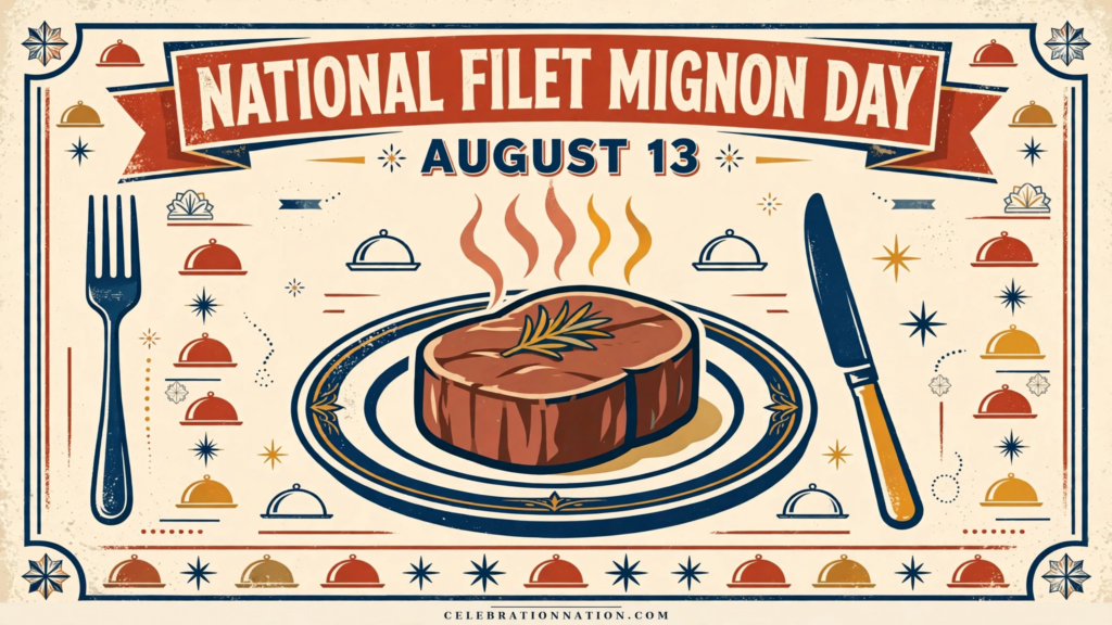 National Filet Mignon Day poster