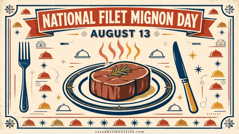 National Filet Mignon Day poster