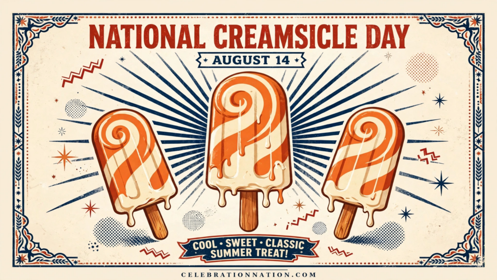 National Creamsicle Day poster