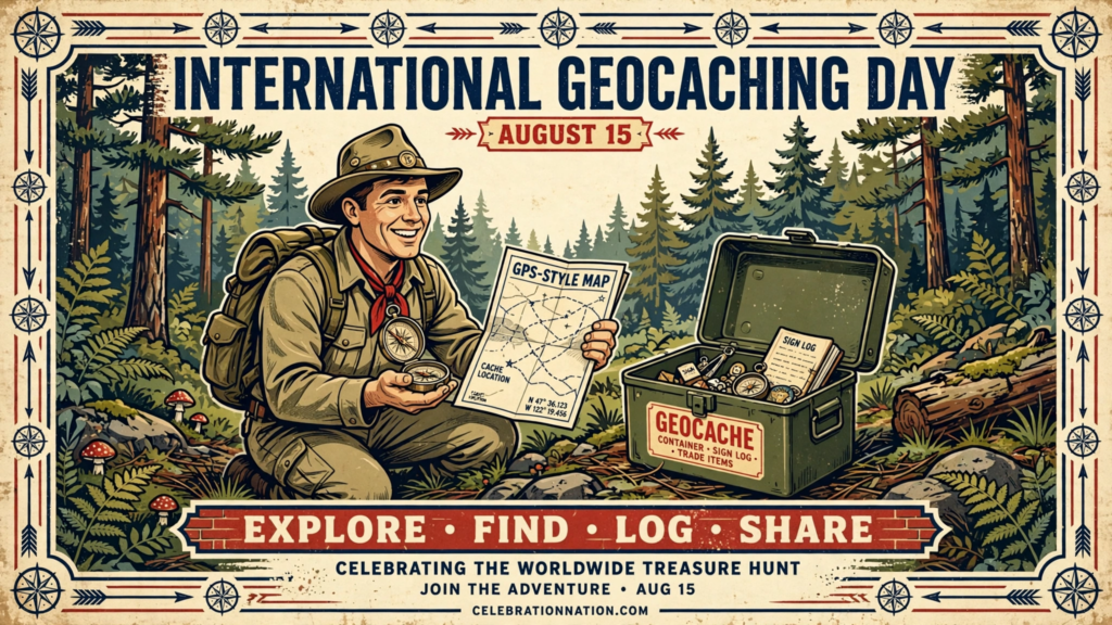 International Geocaching Day poster