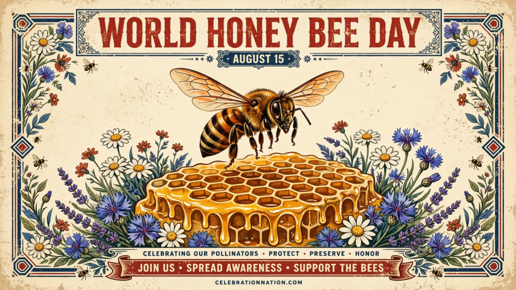 World Honey Bee Day poster