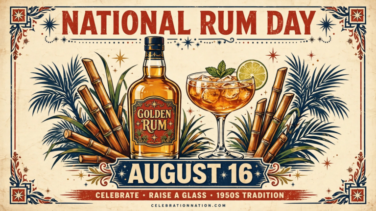 National Rum Day poster