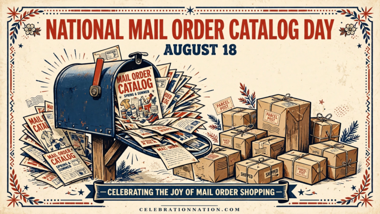 National Mail Order Catalog Day poster