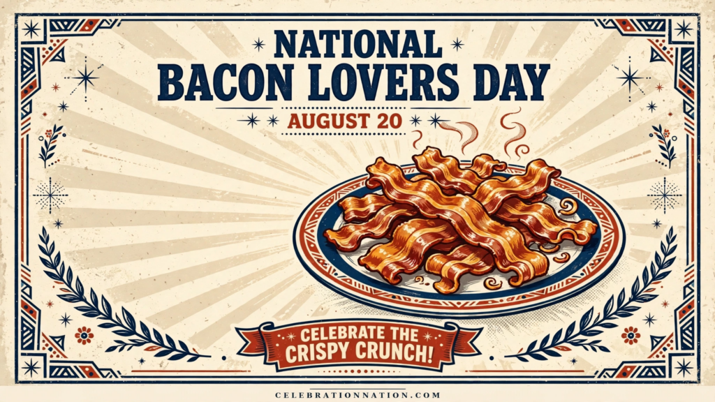 National Bacon Lovers Day poster