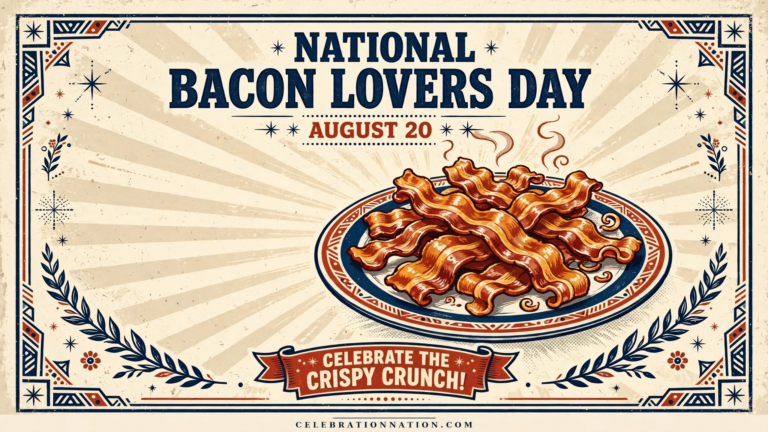 National Bacon Lovers Day poster