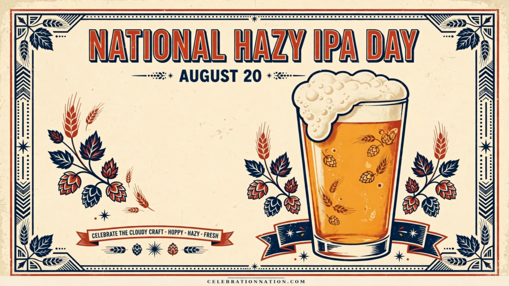 National Hazy IPA Day poster