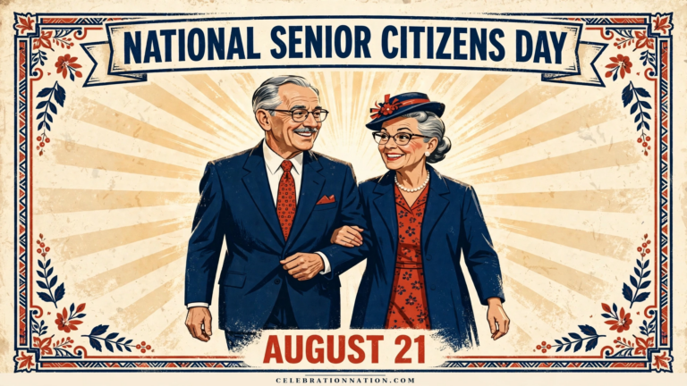 National Senior Citizens Day poster