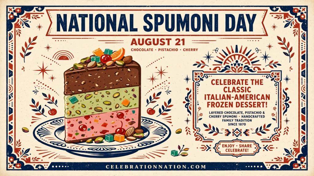 National Spumoni Day poster