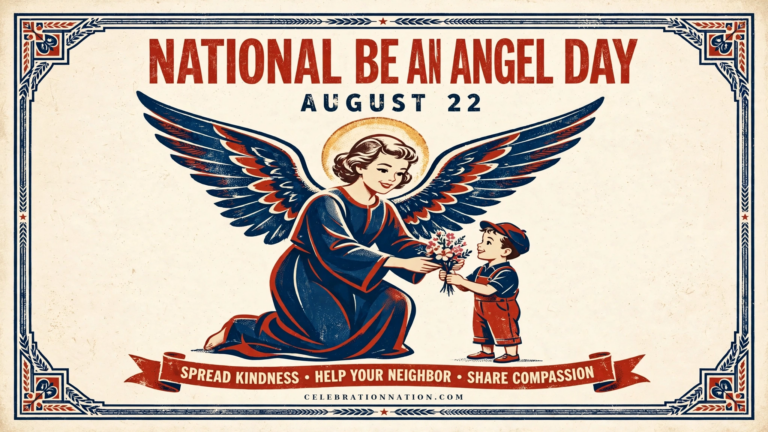 National Be an Angel Day poster
