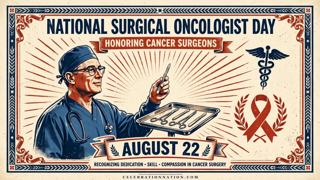 National Surgical Oncologist Day poster