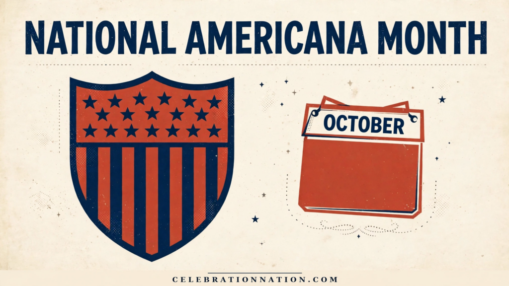 National Americana Month poster